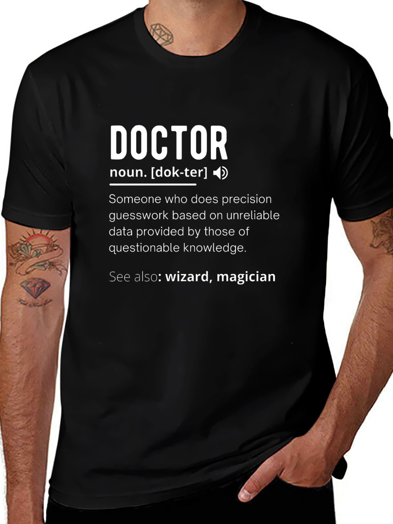 Doctor Definition Black T-Shirt