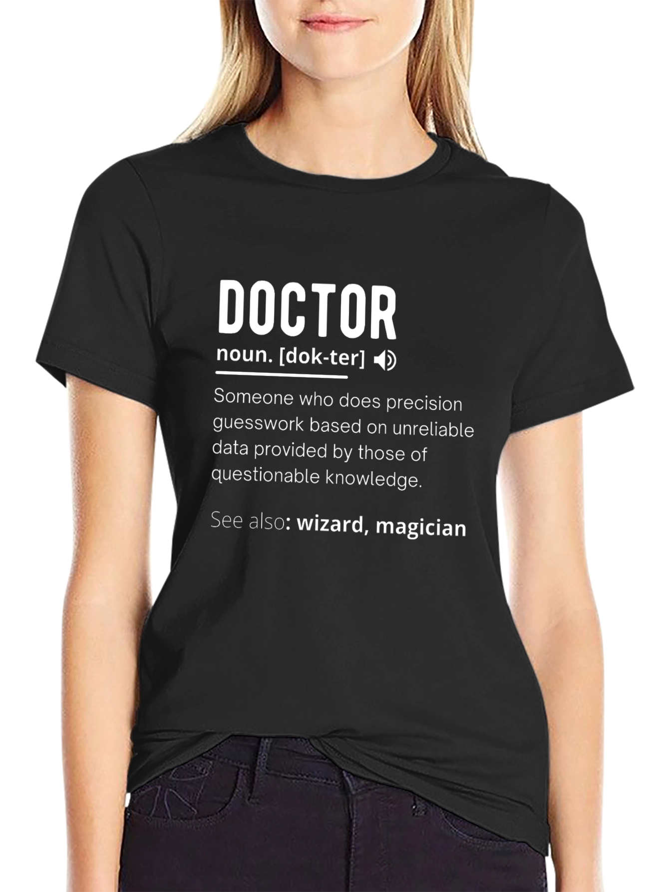 Doctor Definition Black T-Shirt