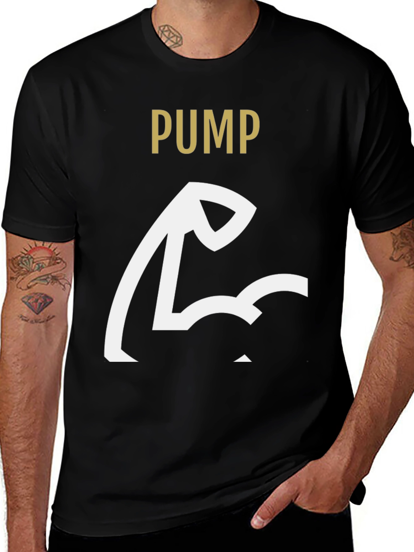 Pump Gym T-Shirt - Bodybuilding Training Tee