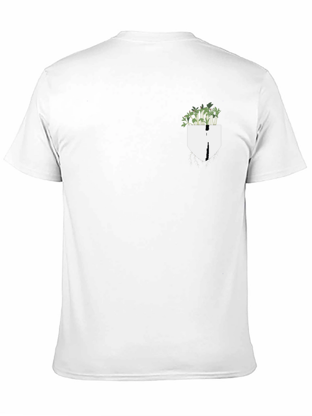 Plant Pocket Black Tee