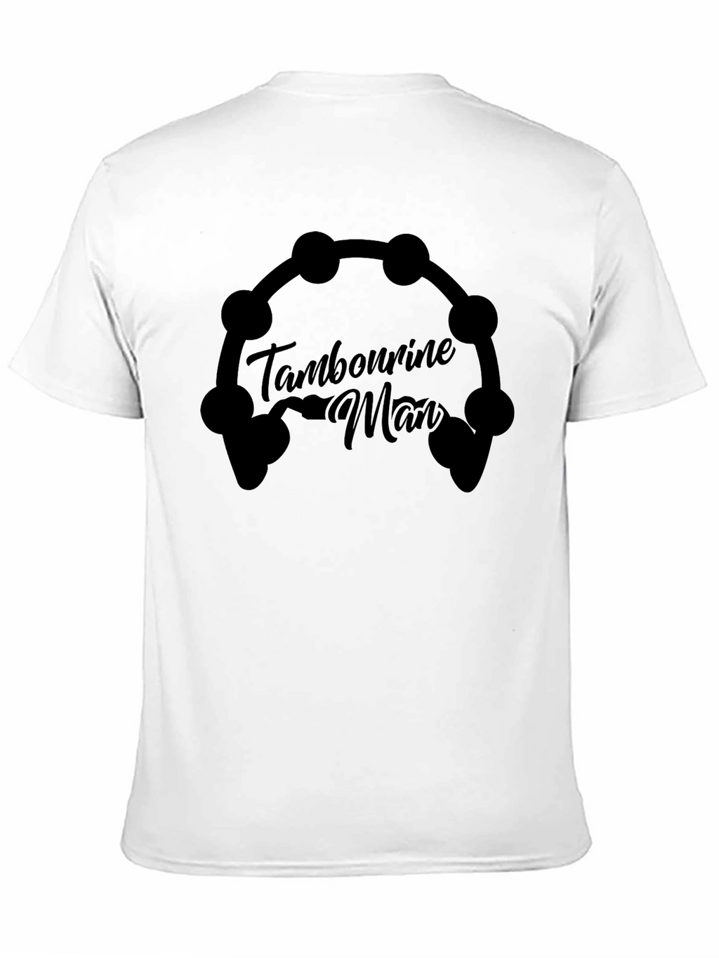 Tambourine Man Graphic Tee - Music Lovers Shirt