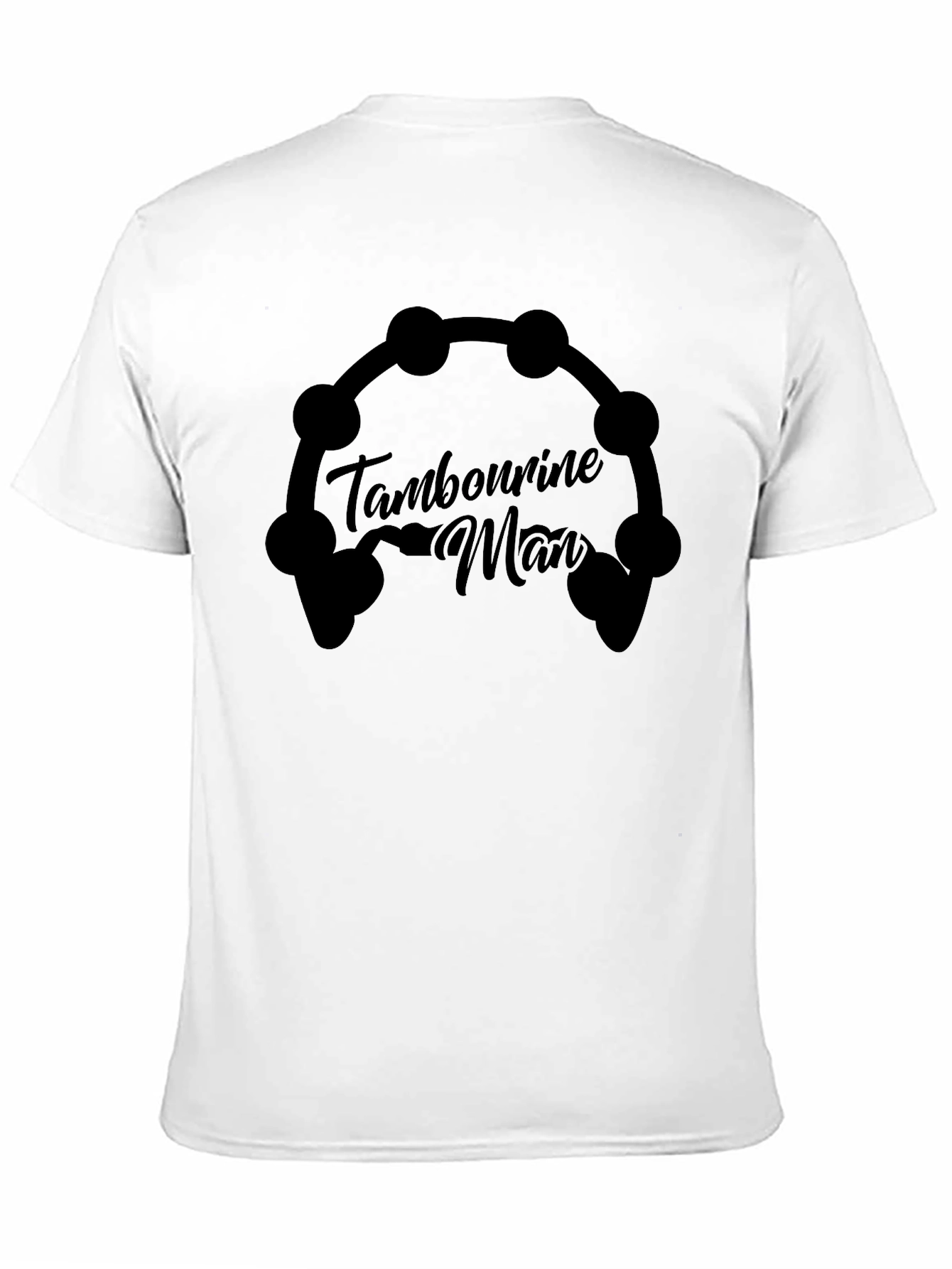 Tambourine Man Graphic Tee - Music Lovers Shirt