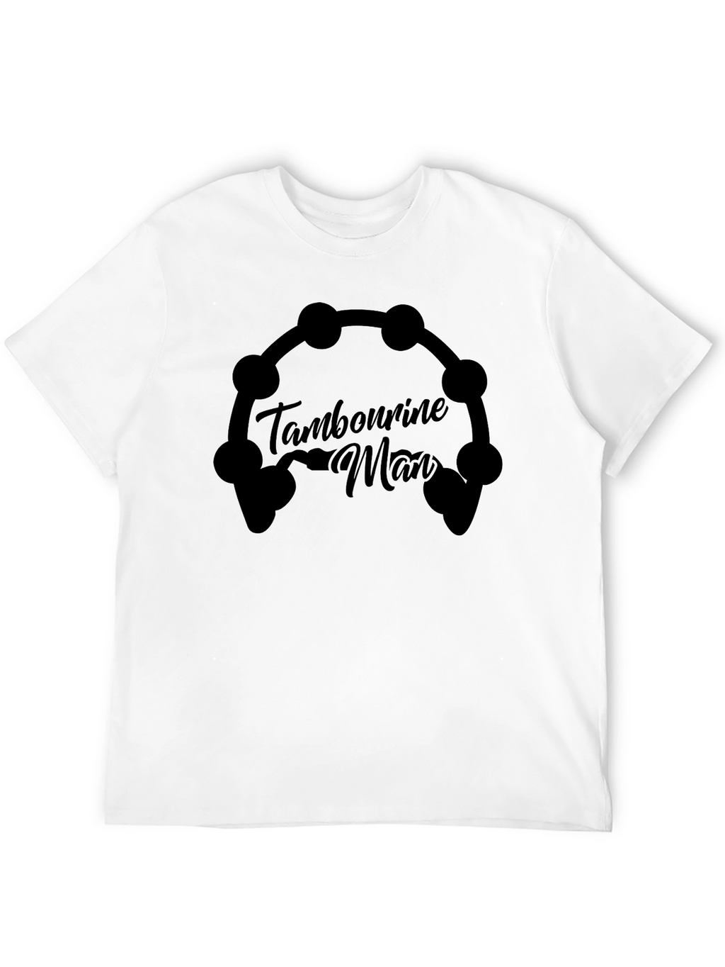 Tambourine Man Graphic Tee - Music Lovers Shirt