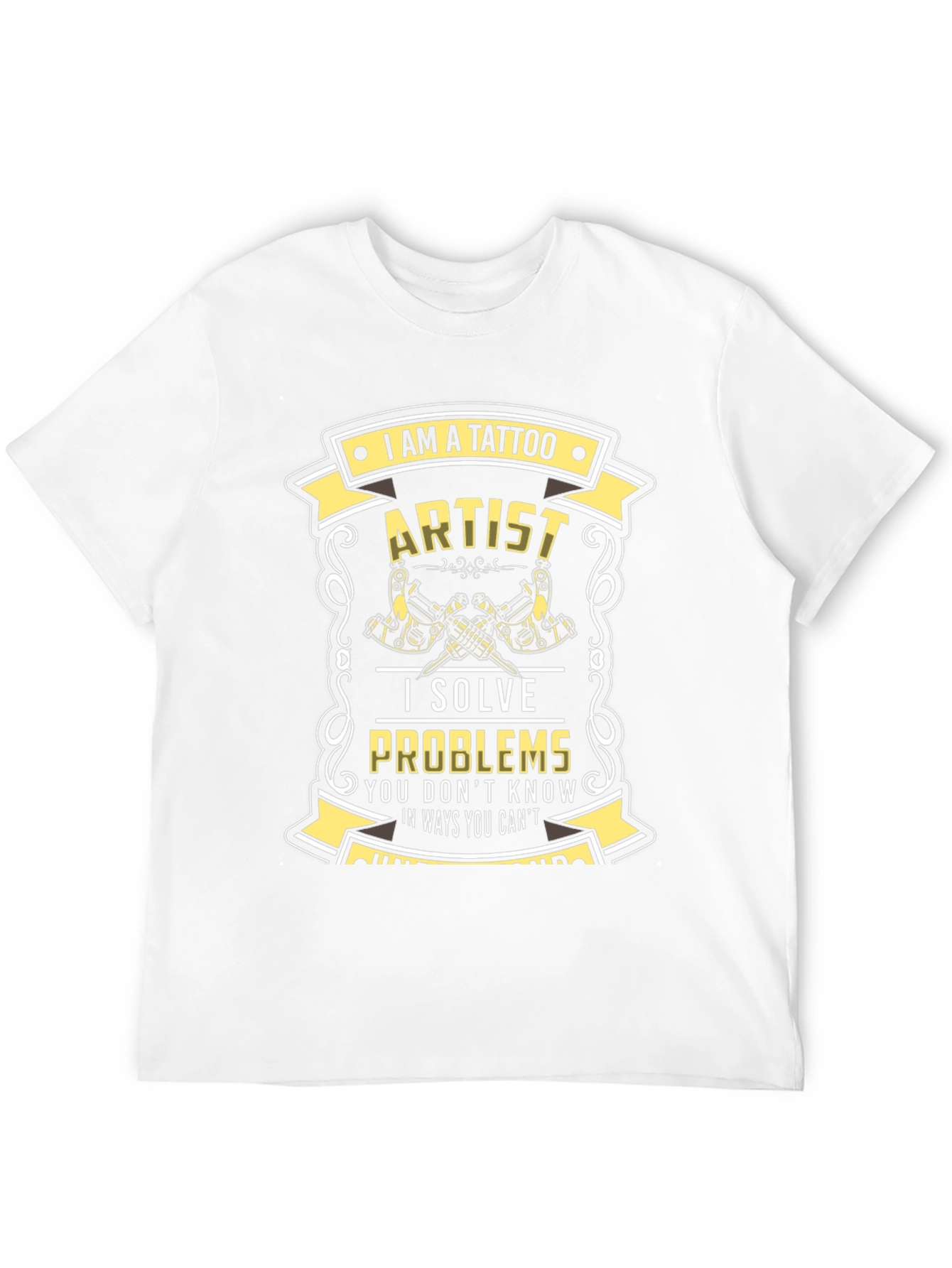 Tattoo Artist Graphic T-Shirt - Solve Problems Design