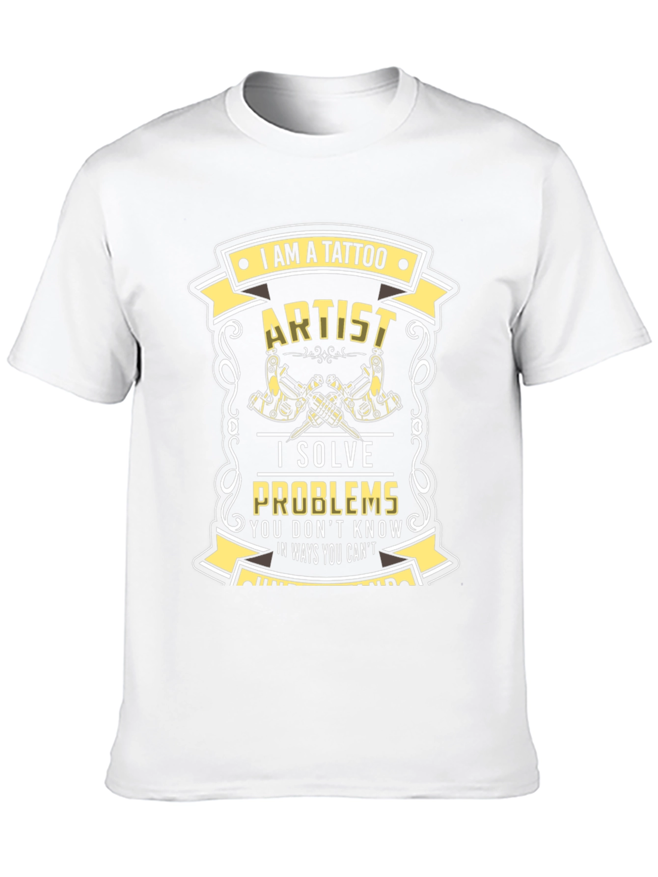 Tattoo Artist Graphic T-Shirt - Solve Problems Design