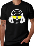 DJ Dude Graphic Tee - Cool Headphone Design