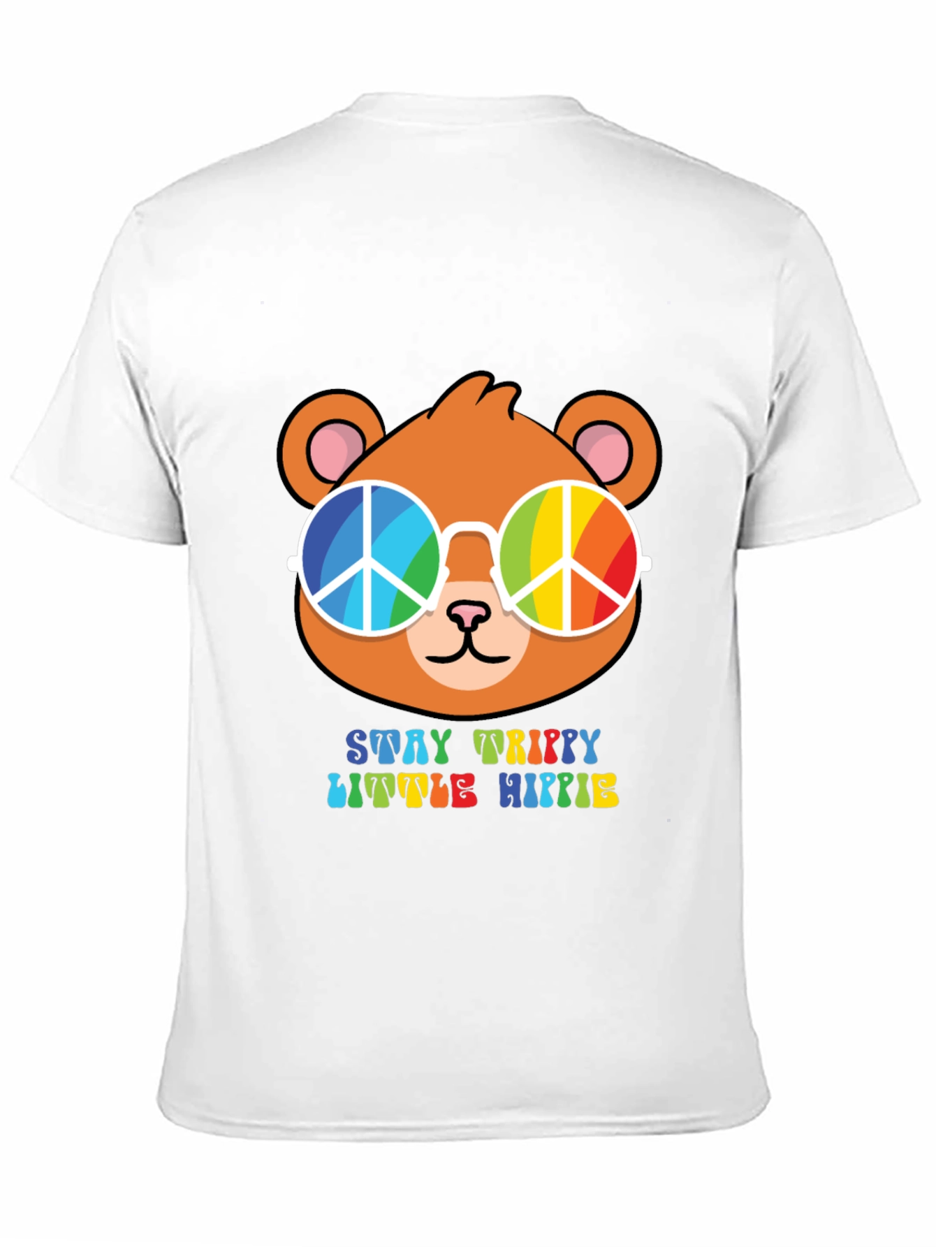 Stay Trippy Little Hippie Bear T-Shirt