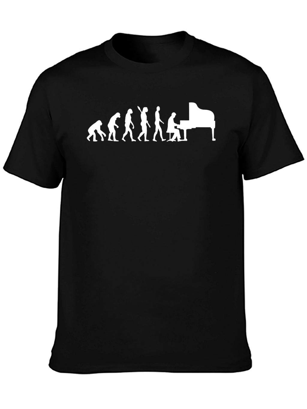 Evolution of Piano T-Shirt - Black