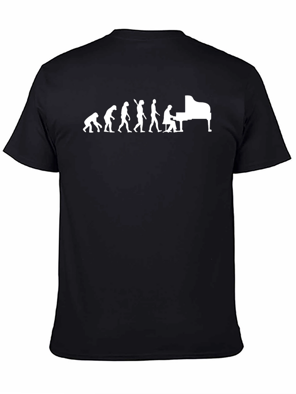 Evolution of Piano T-Shirt - Black