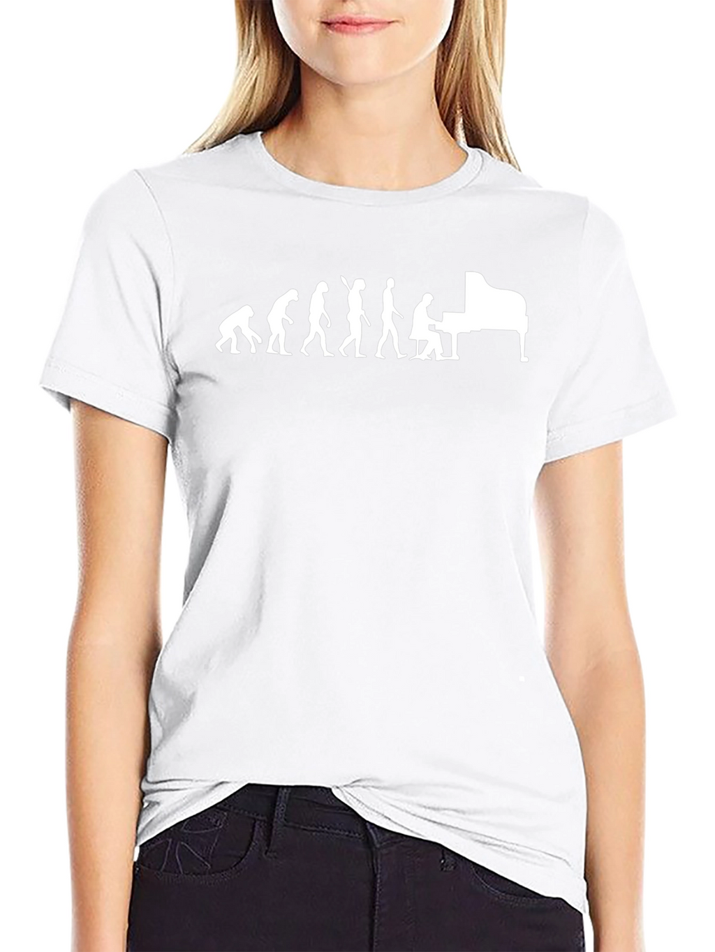Evolution of Piano T-Shirt - Black