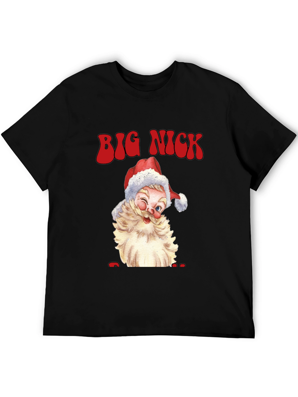 Big Nick Santa Graphic Tee - Holiday Cheer
