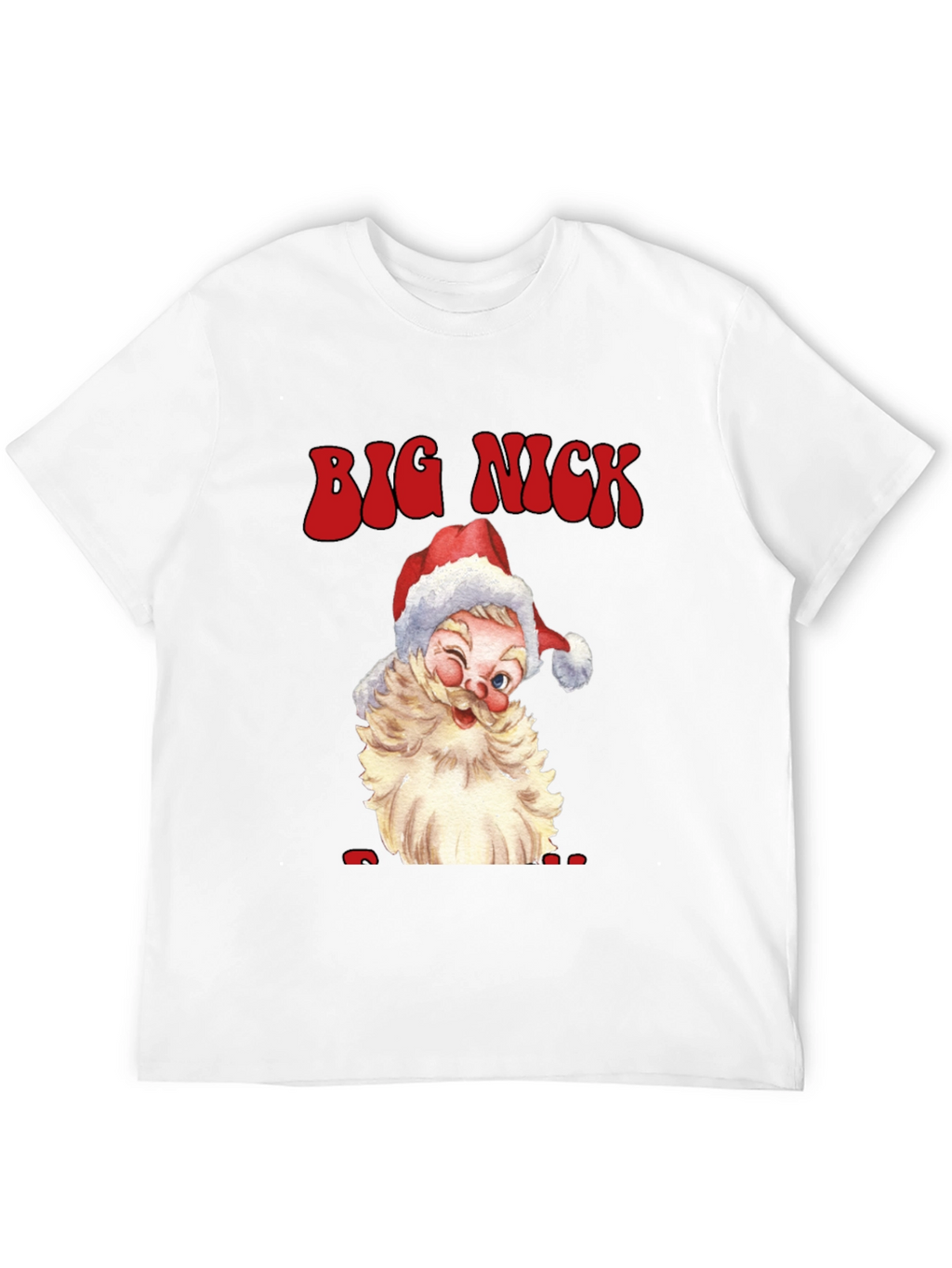 Big Nick Santa Graphic Tee - Holiday Cheer