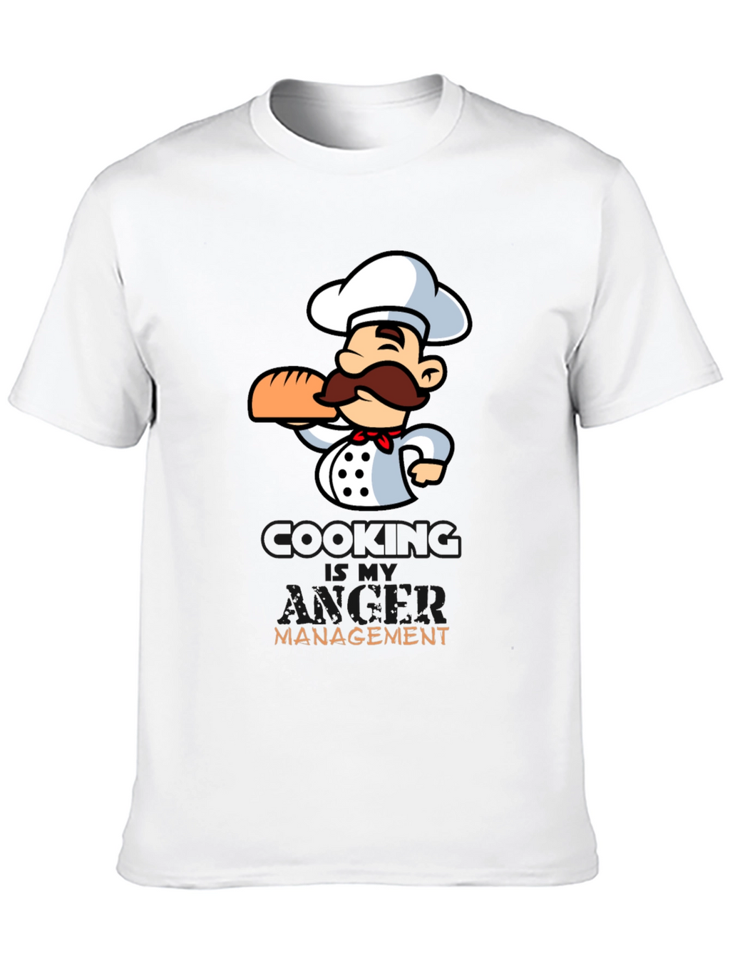 Chef Cartoon Graphic T-Shirt - Cooking Management