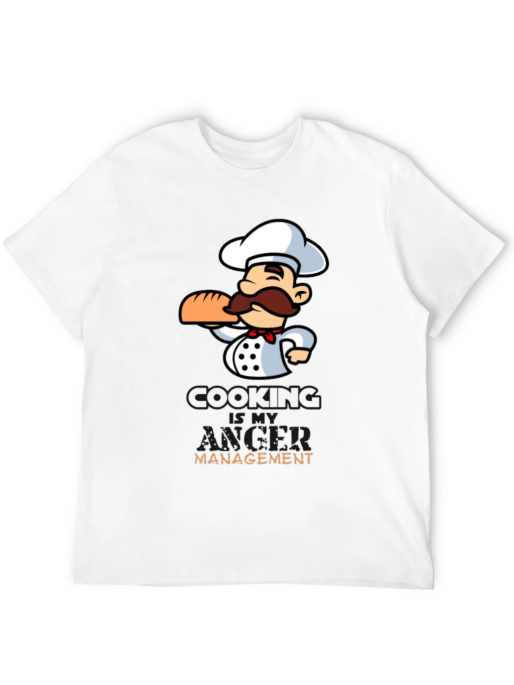 Chef Cartoon Graphic T-Shirt - Cooking Management