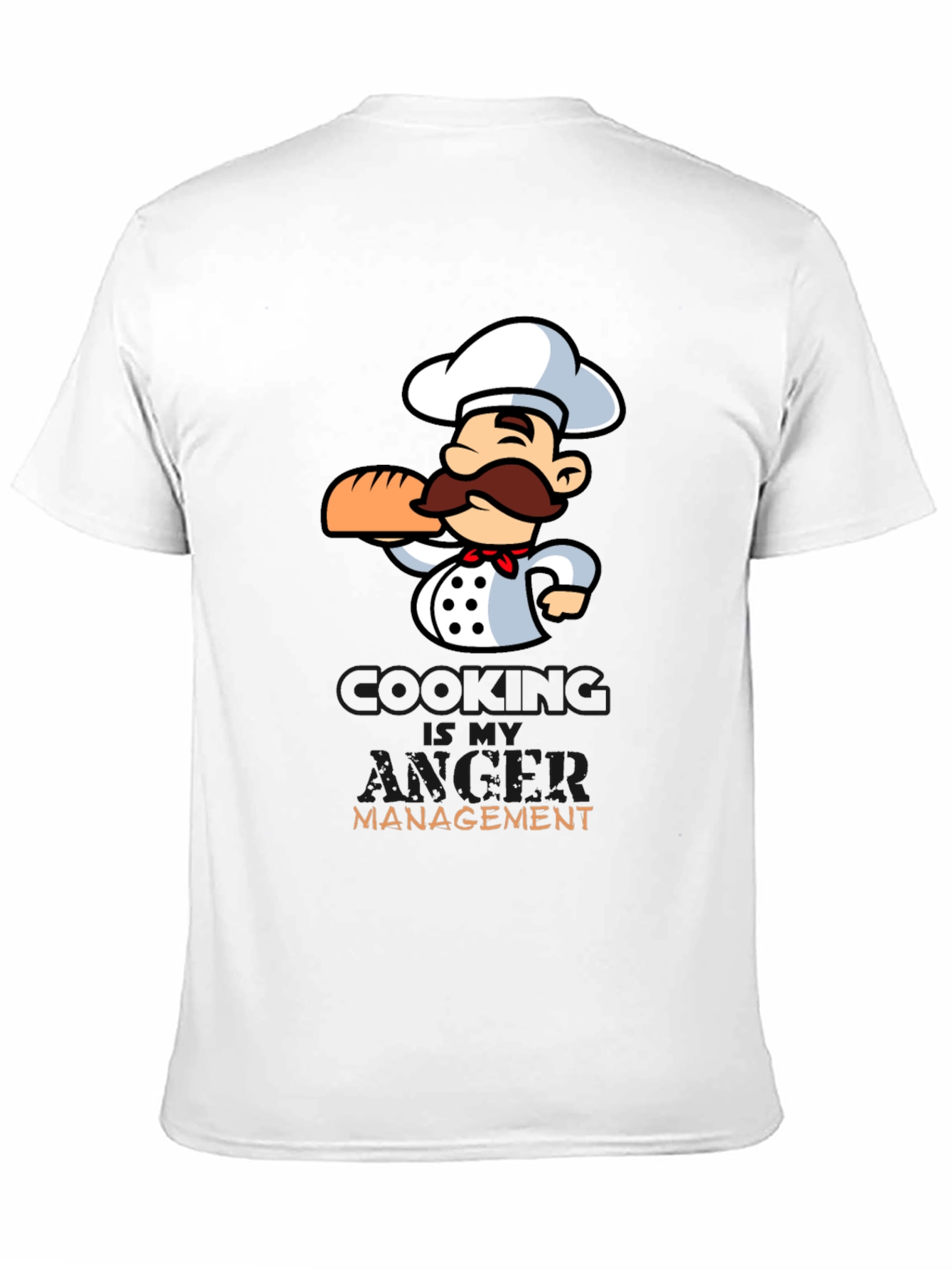 Chef Cartoon Graphic T-Shirt - Cooking Management