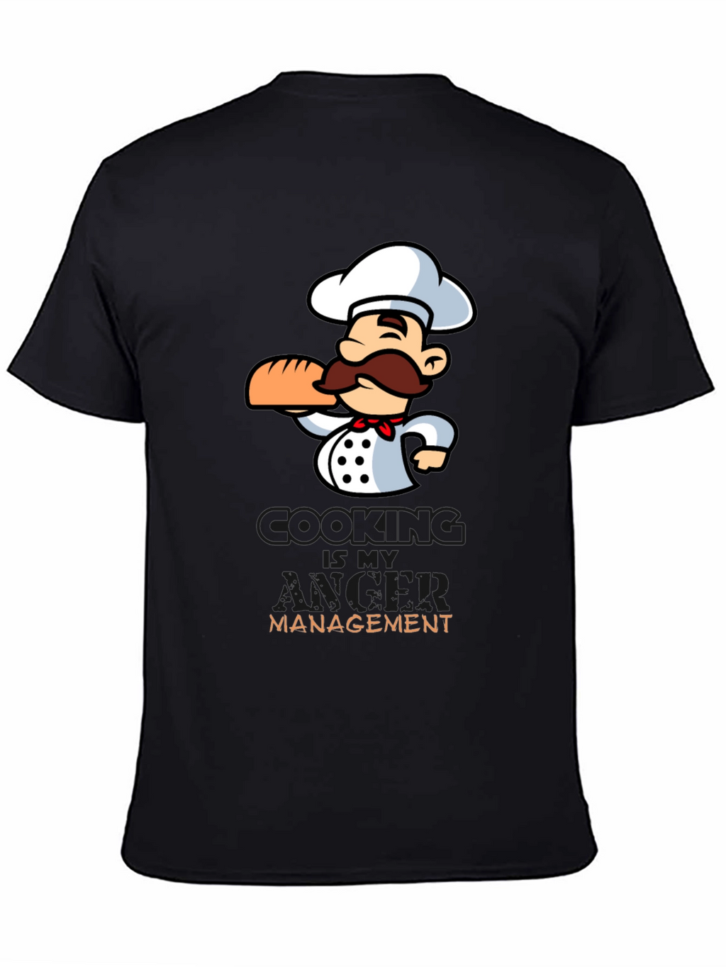 Chef Cartoon Graphic T-Shirt - Cooking Management