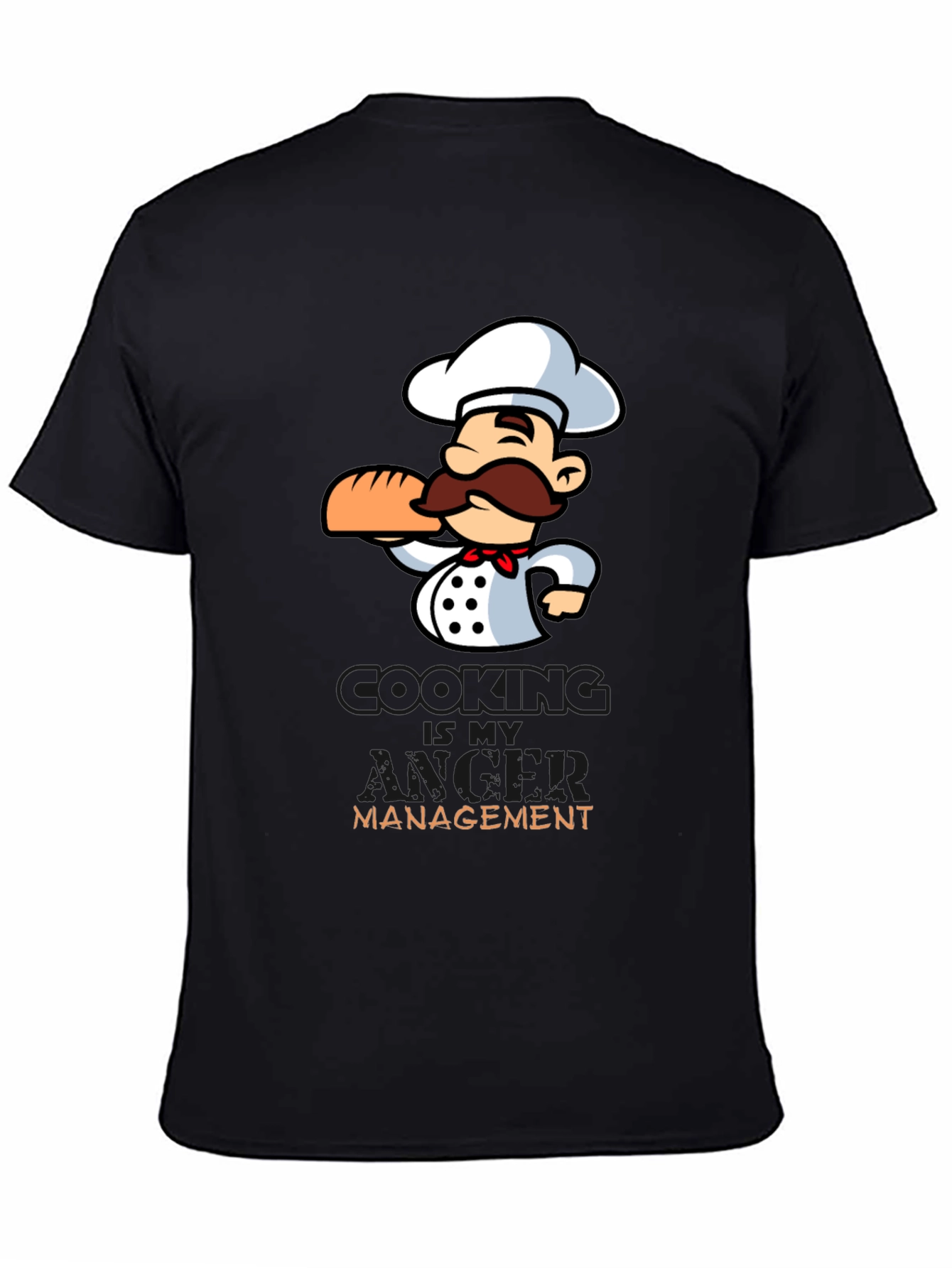 Chef Cartoon Graphic T-Shirt - Cooking Management