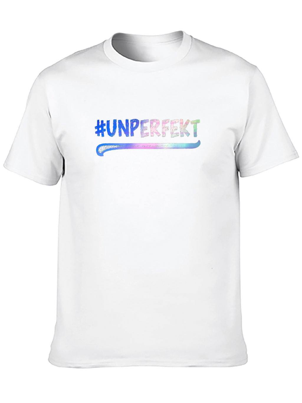 #Unperfekt Black Graphic T-Shirt - Unisex Casual Tee
