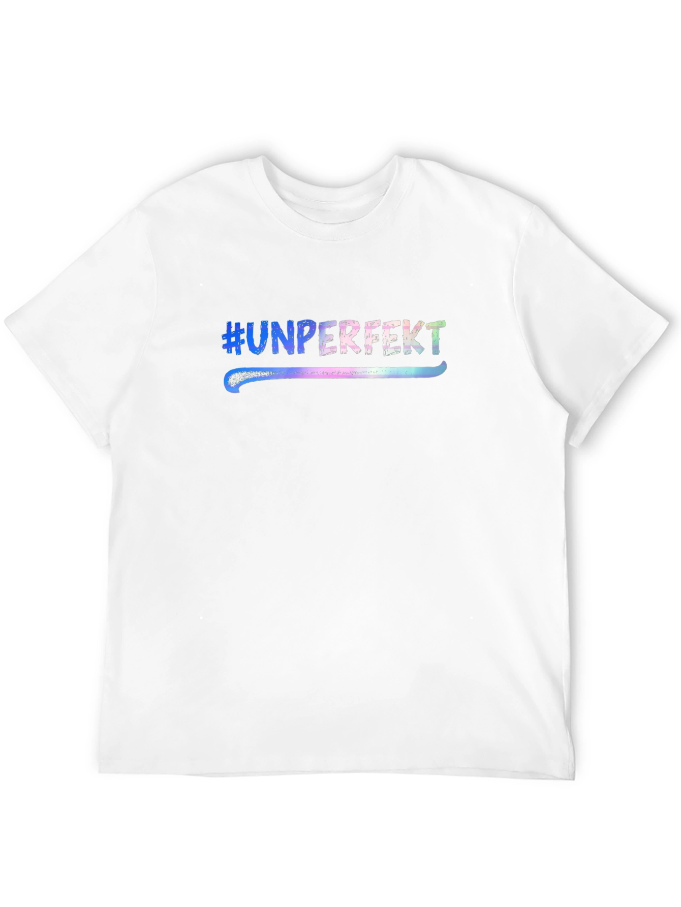 #Unperfekt Black Graphic T-Shirt - Unisex Casual Tee