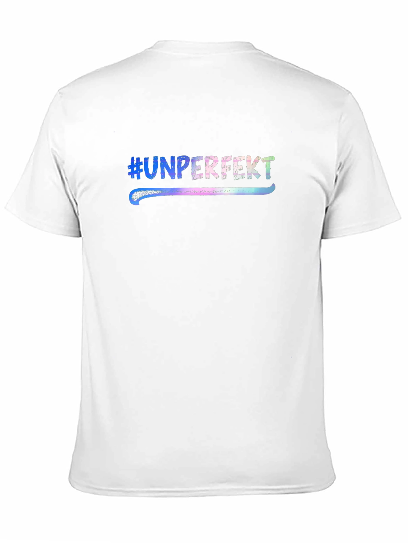 #Unperfekt Black Graphic T-Shirt - Unisex Casual Tee