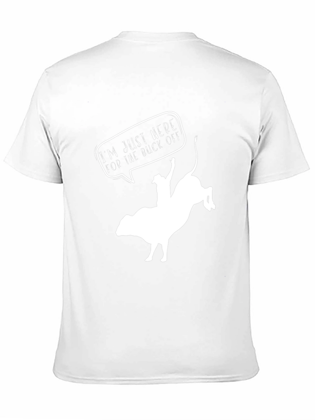 Buck Off Rodeo Graphic Tee - Black Cotton T-Shirt