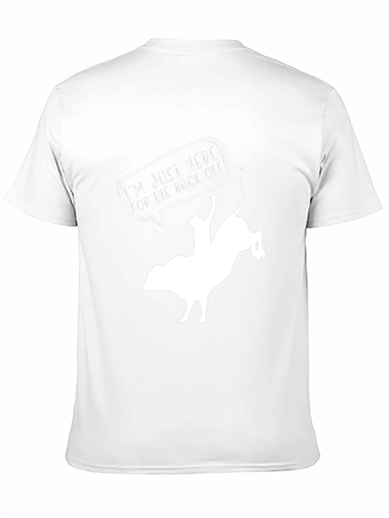 Buck Off Rodeo Graphic Tee - Black Cotton T-Shirt