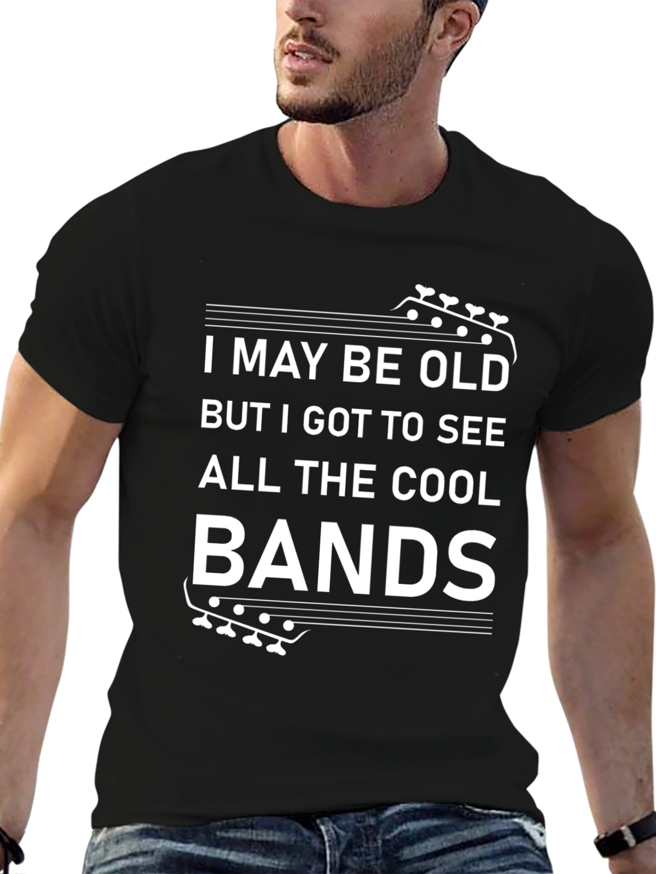 I May Be Old Cool Bands Graphic T-Shirt