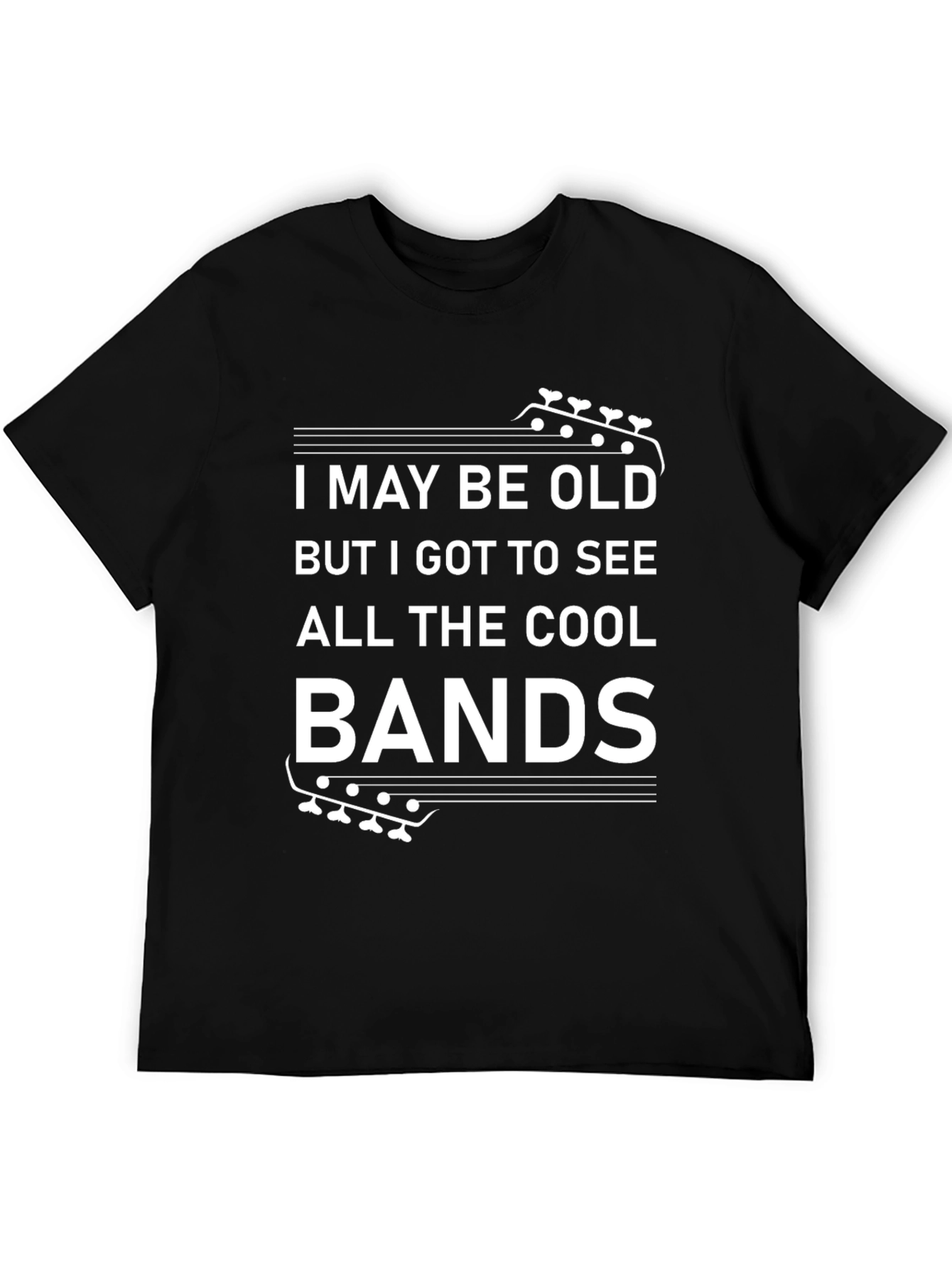 I May Be Old Cool Bands Graphic T-Shirt