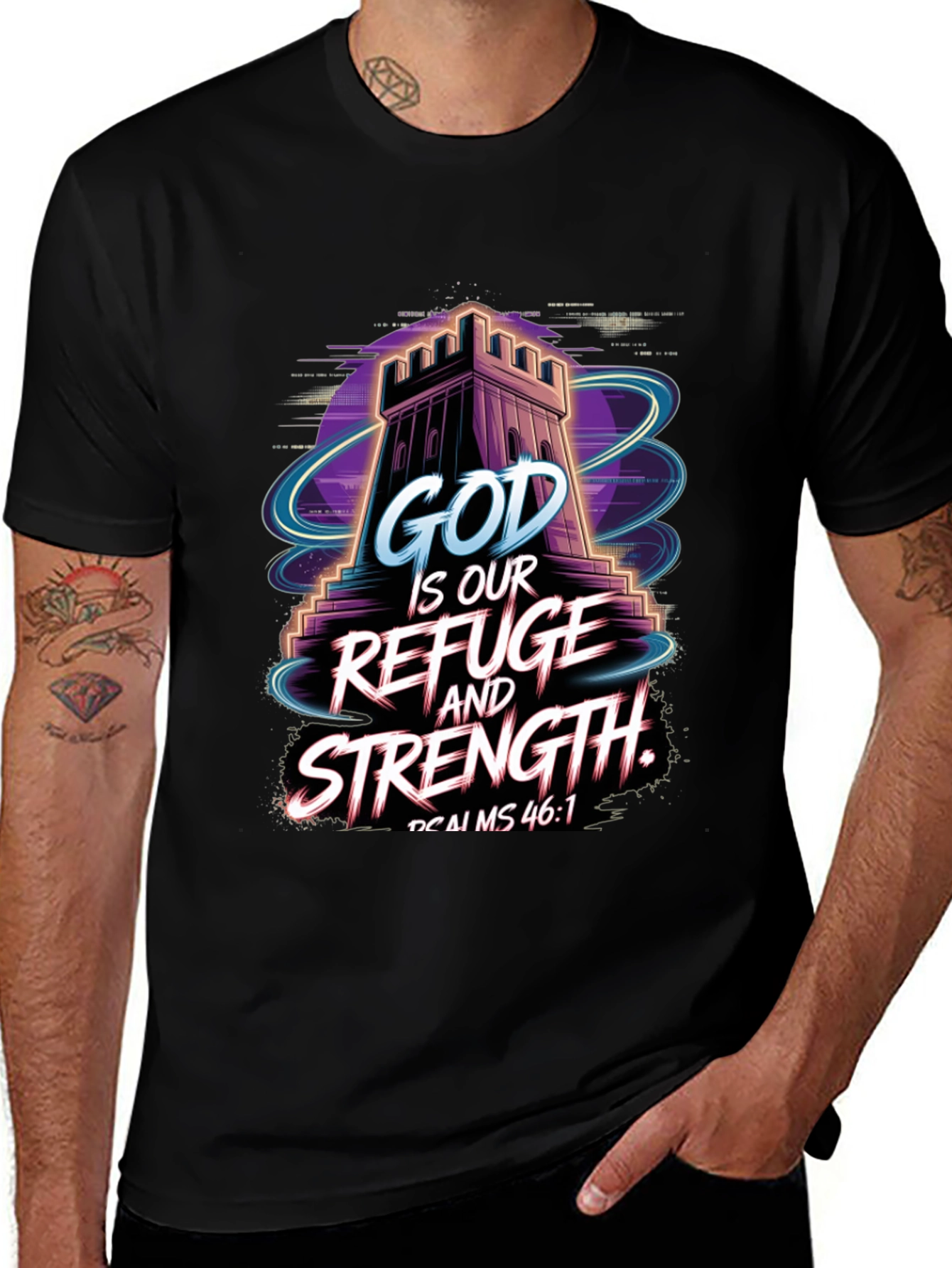God Is Our Refuge and Strength T-Shirt