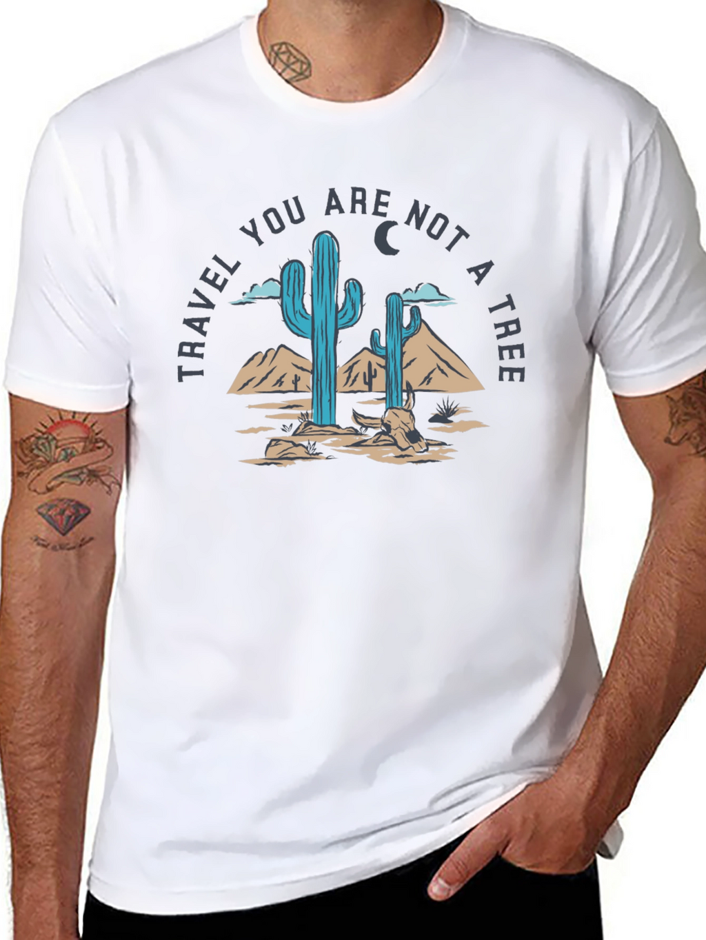 Travel Desert Cactus Tee