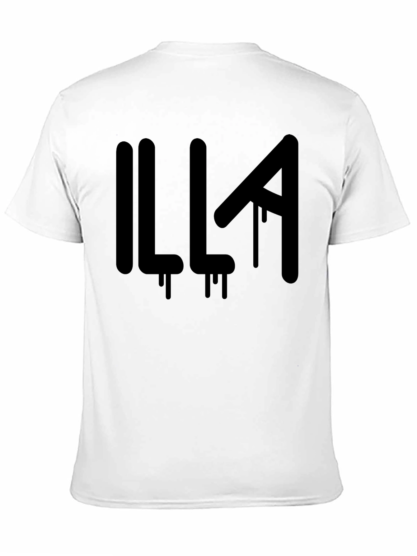 Illa Graphic Print Mens Black T-Shirt