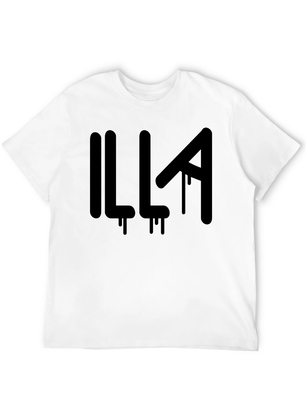 Illa Graphic Print Mens Black T-Shirt