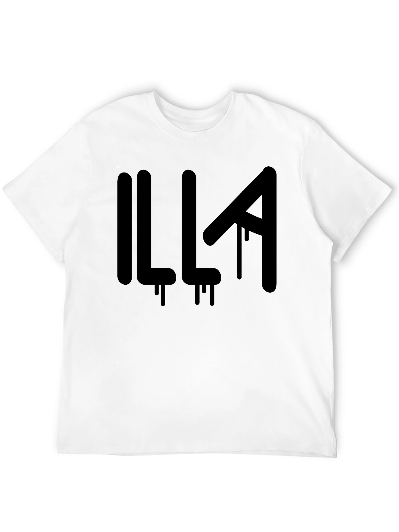 Illa Graphic Print Mens Black T-Shirt