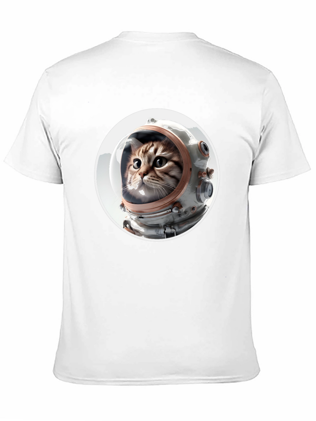 Astronaut Cat Graphic Tee - Unisex Black T-Shirt