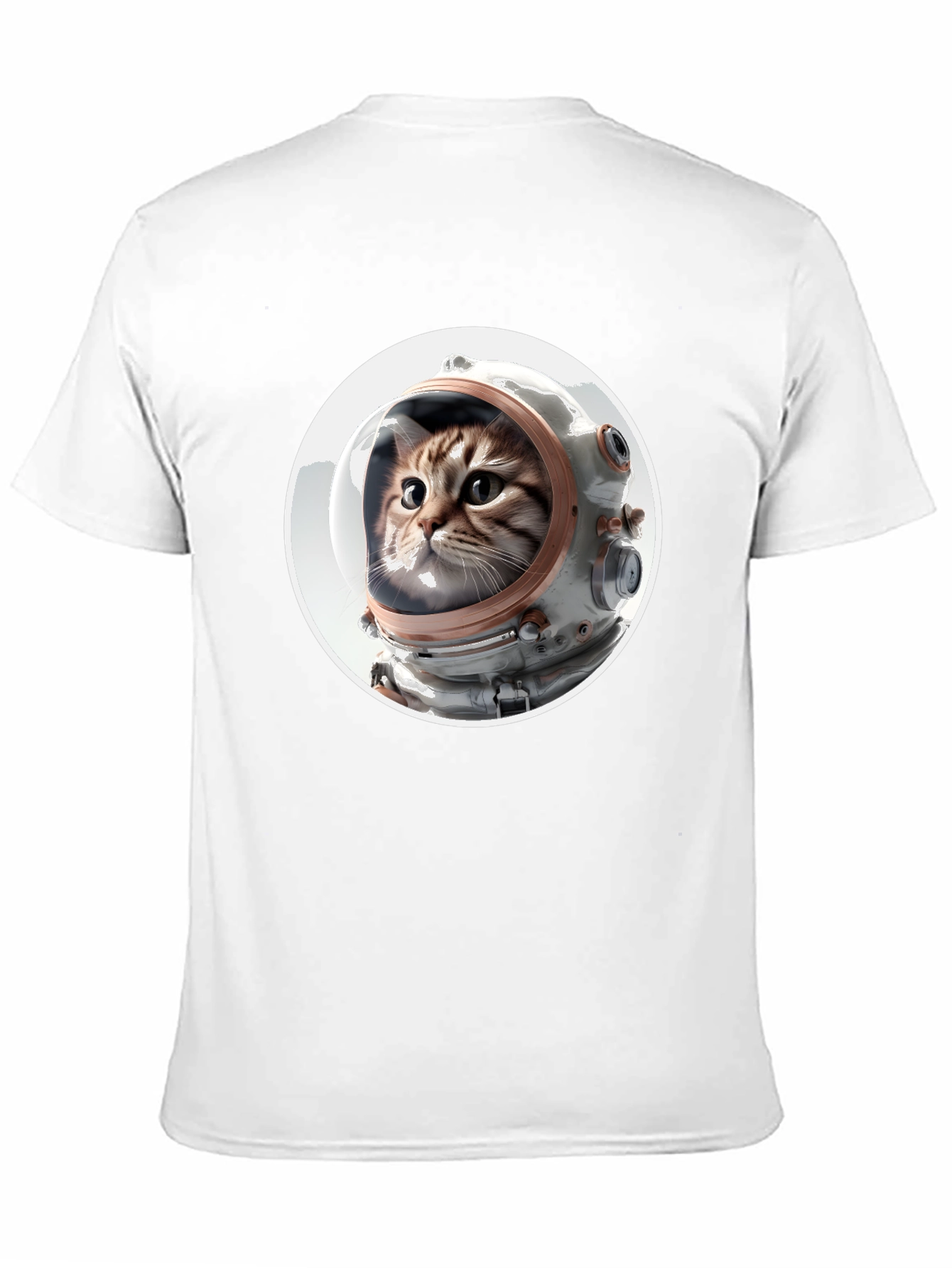 Astronaut Cat Graphic Tee - Unisex Black T-Shirt