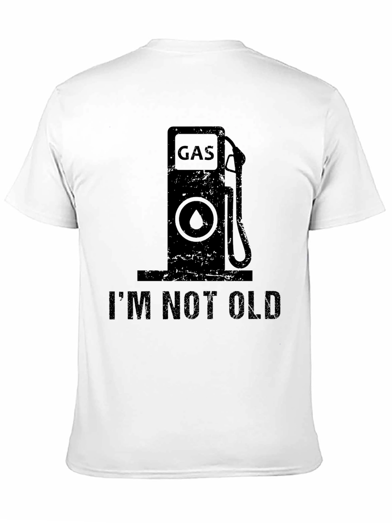 Gas Pump IM NOT OLD Black T-Shirt