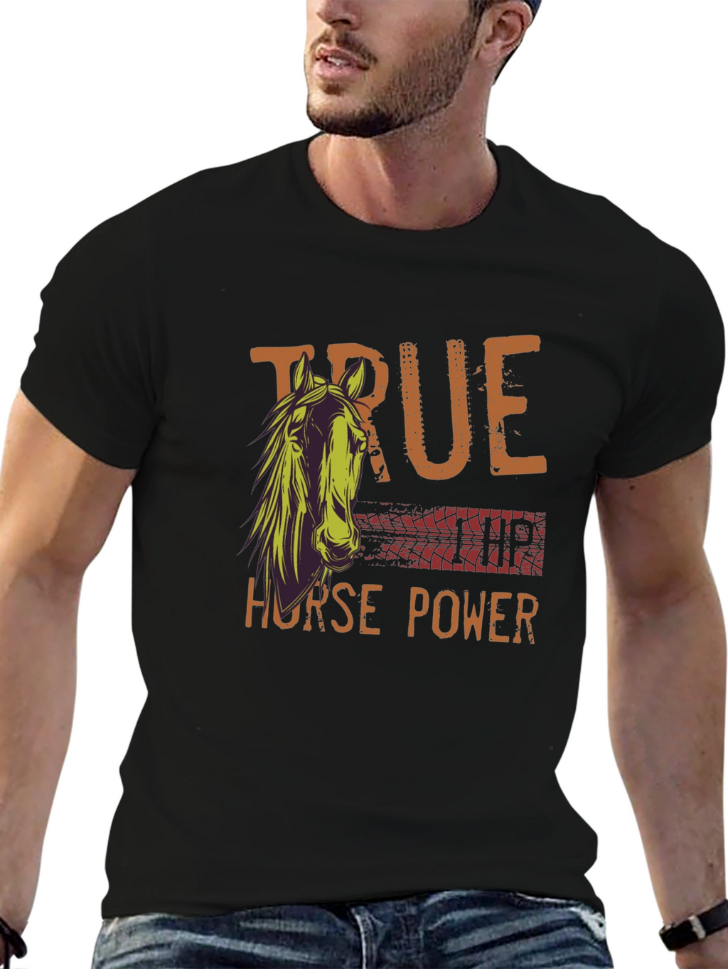 True Horsepower Graphic Tee - Black