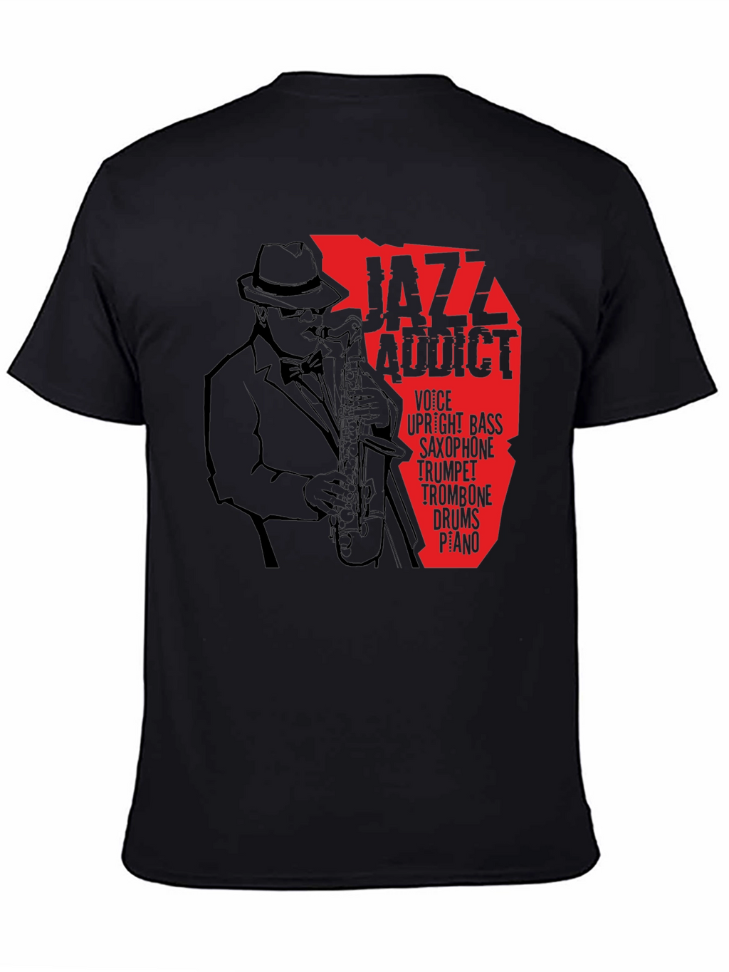 Jazz Addict T-Shirt - Saxophone Music Tee