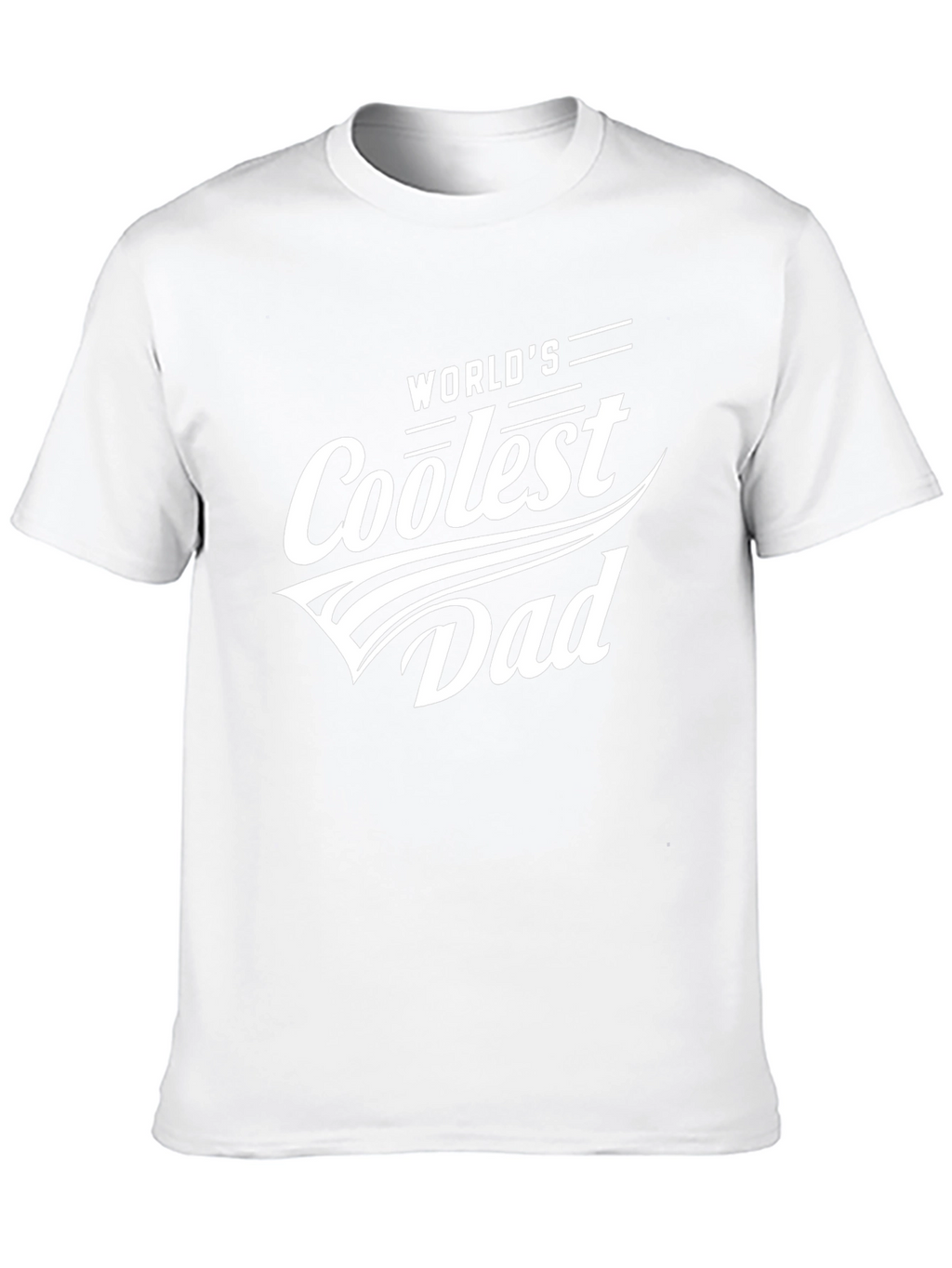 Worlds Coolest Dad Black T-Shirt
