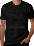 Tattoos Last Longer Graphic Tee - Black