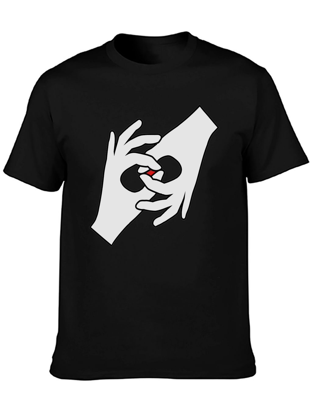 Cool Hands Graphic Tee - Black