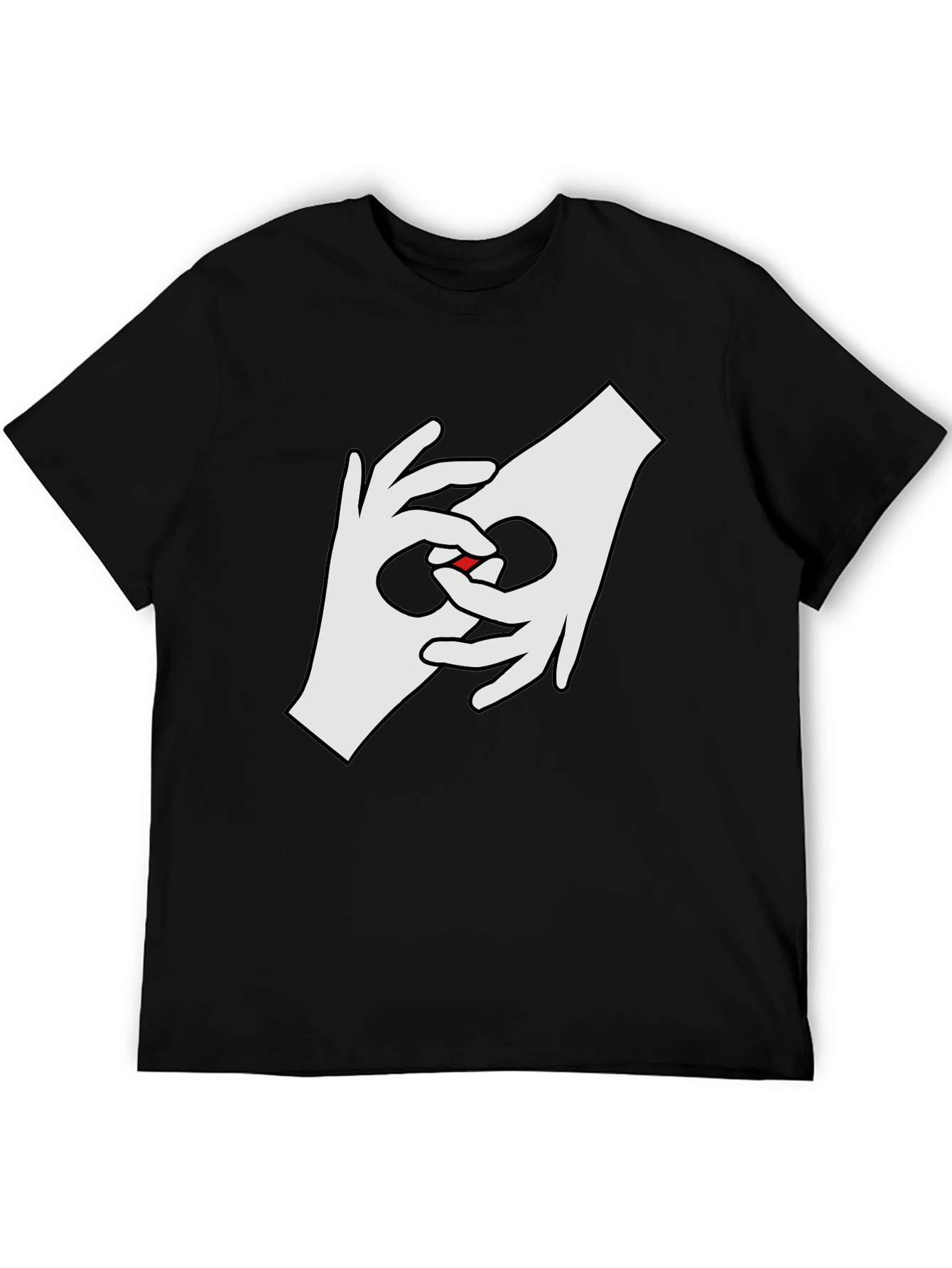 Cool Hands Graphic Tee - Black