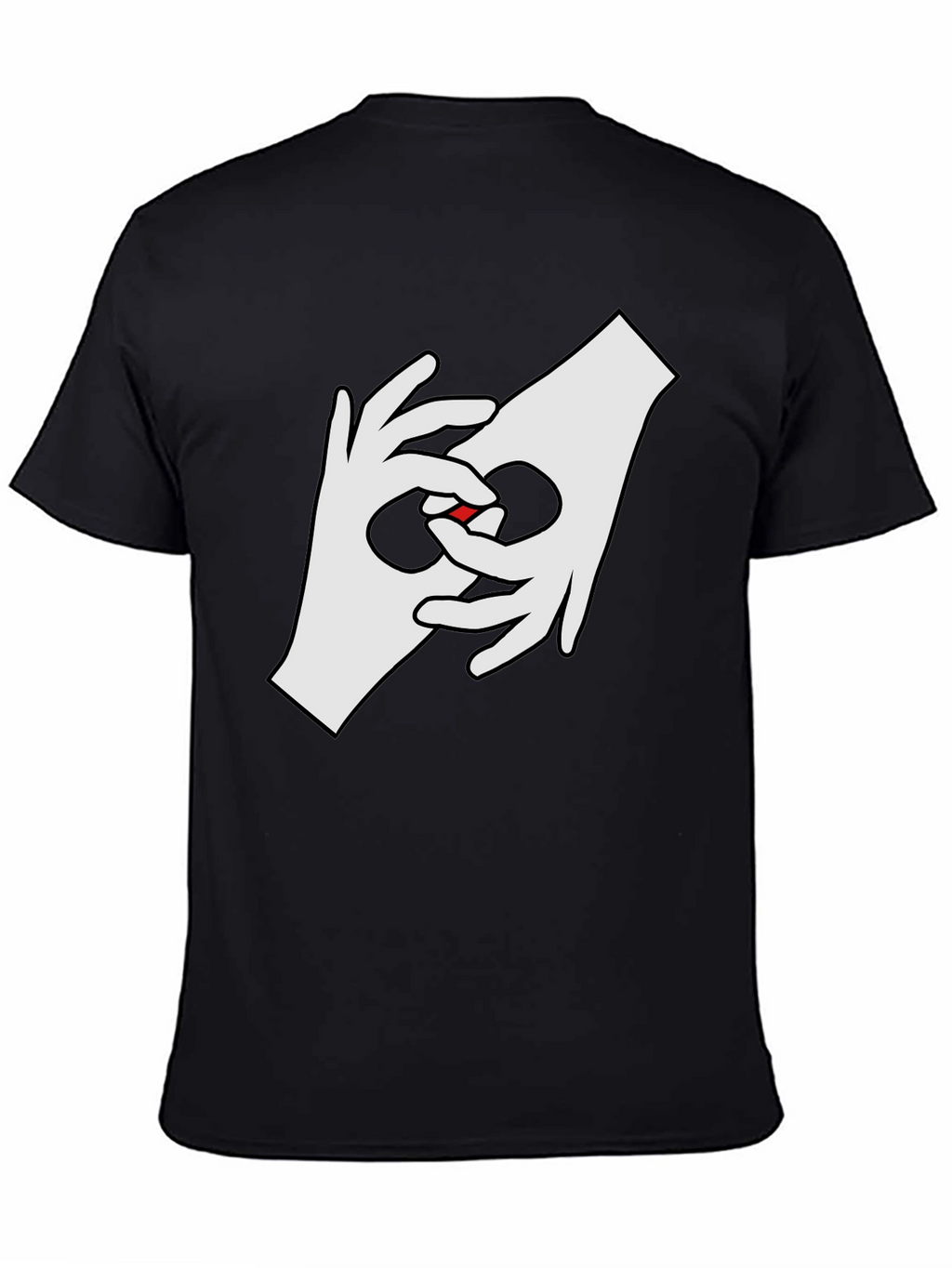 Cool Hands Graphic Tee - Black