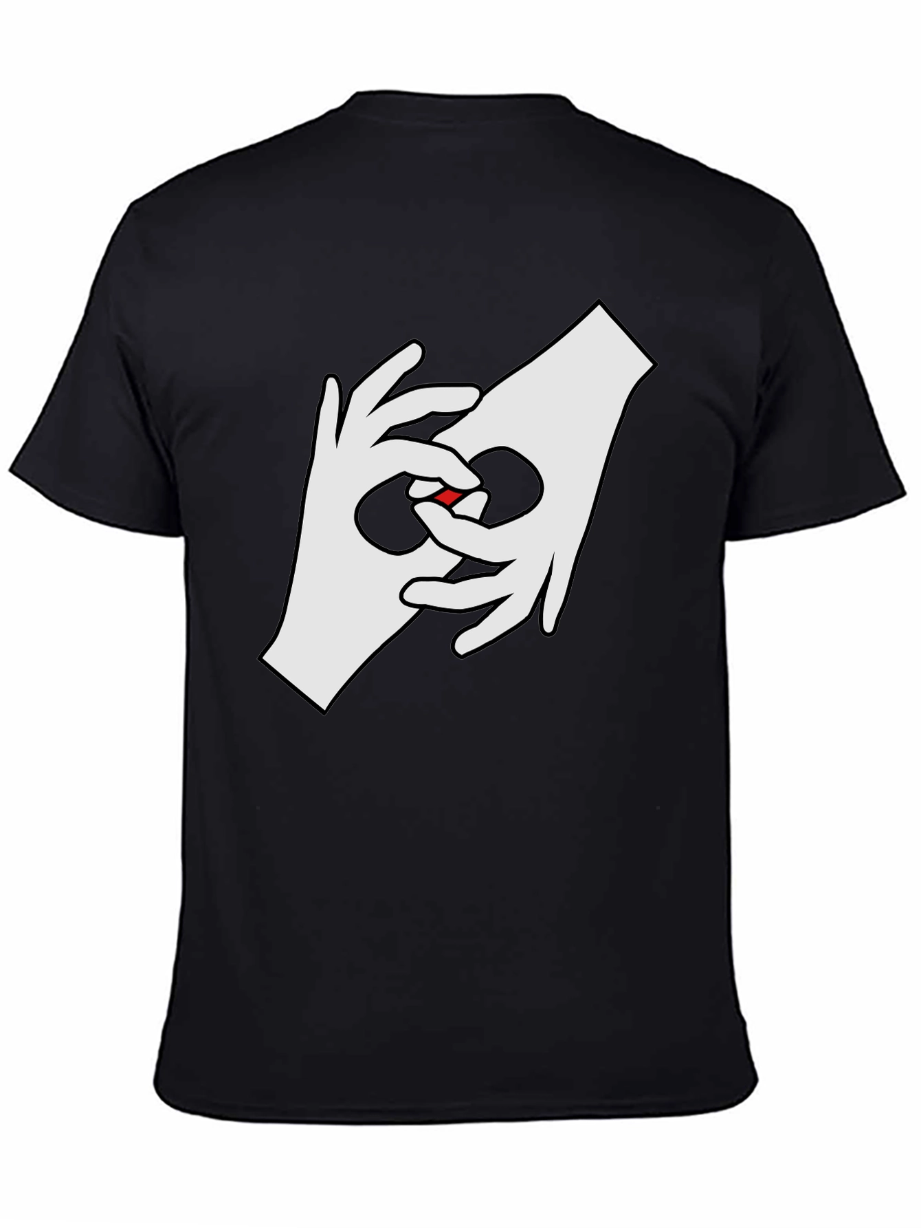 Cool Hands Graphic Tee - Black