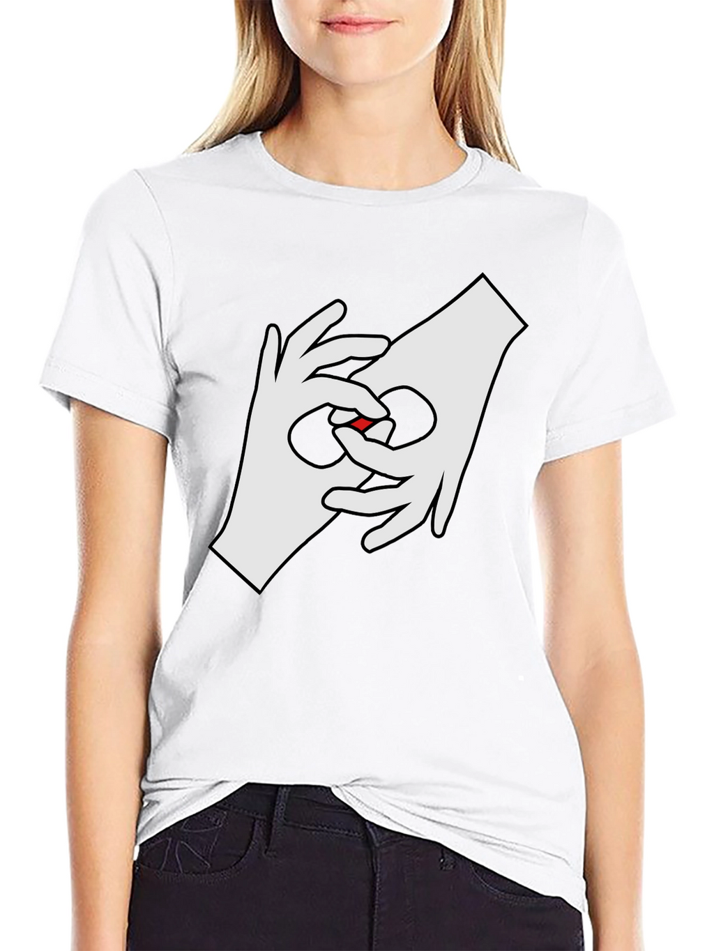 Cool Hands Graphic Tee - Black