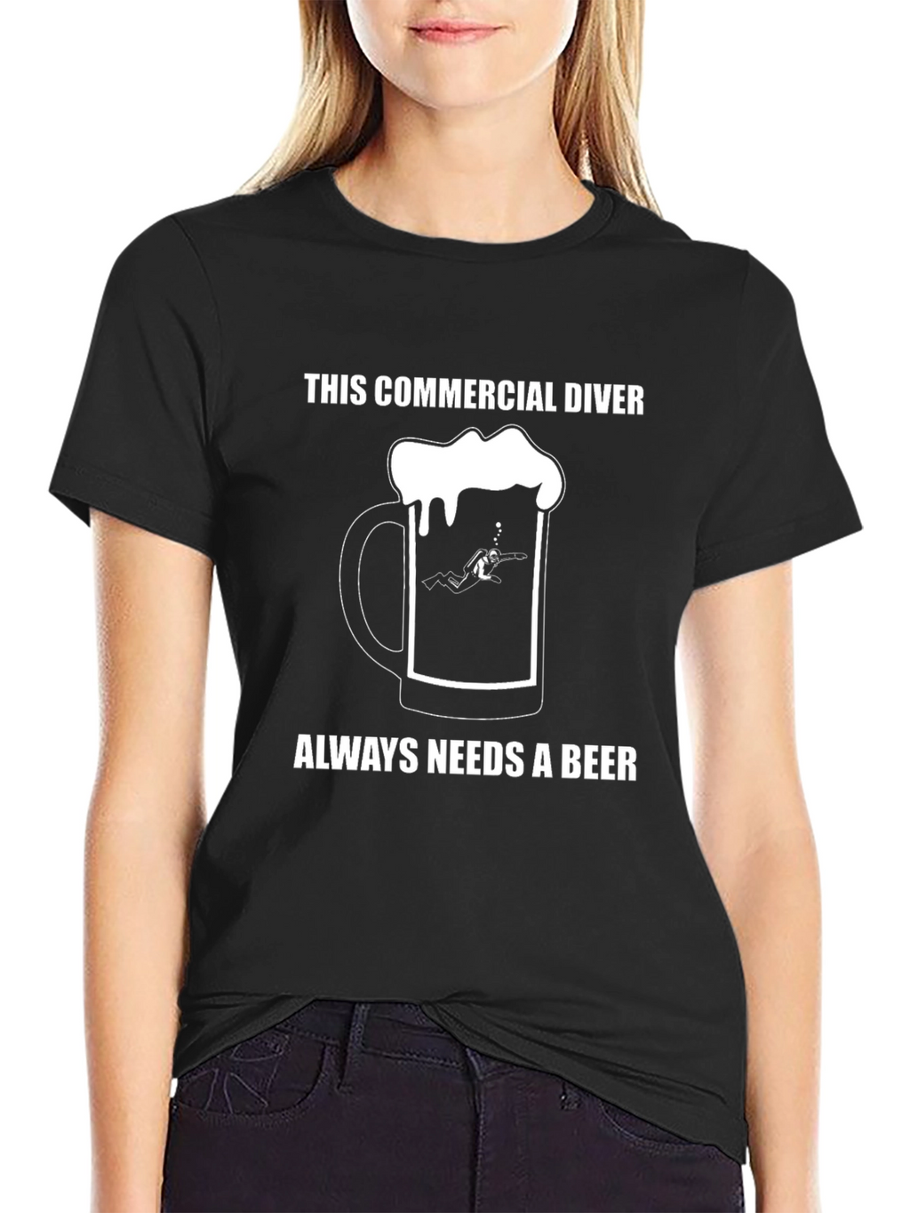 Commercial Diver Needs Beer T-Shirt