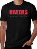 Haters Issues T-Shirt Black Cotton Blend