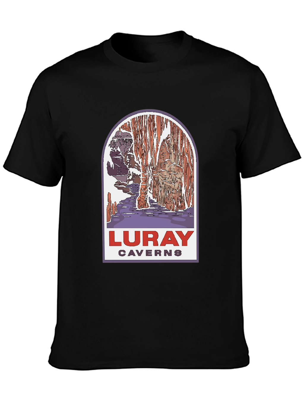 Luray Caverns Black T-Shirt