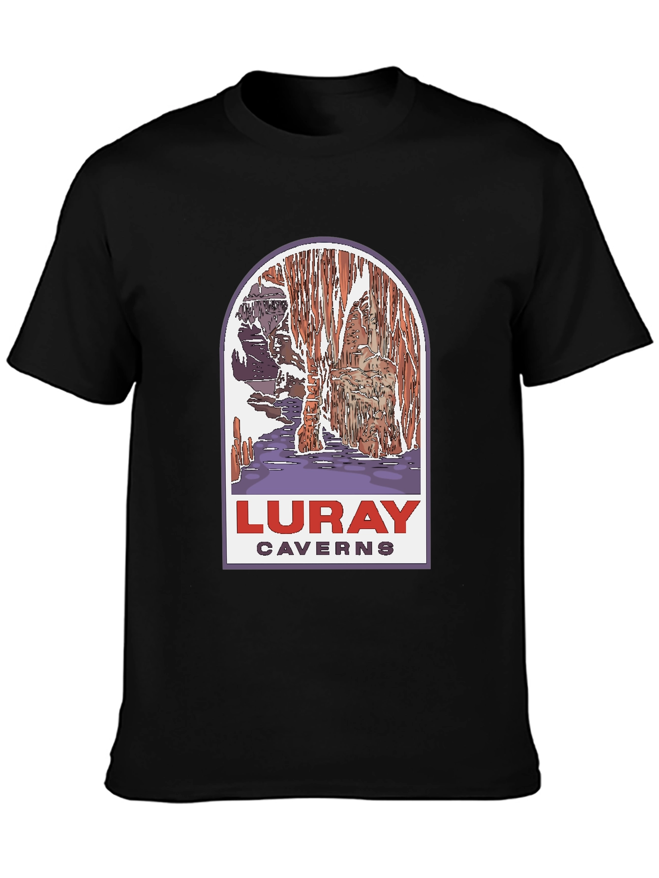 Luray Caverns Black T-Shirt