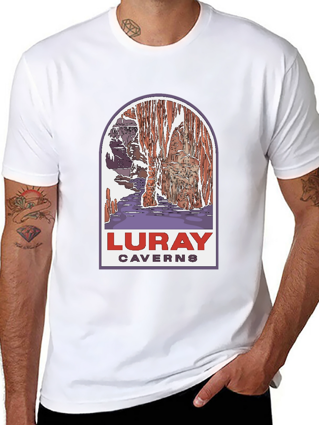 Luray Caverns Black T-Shirt